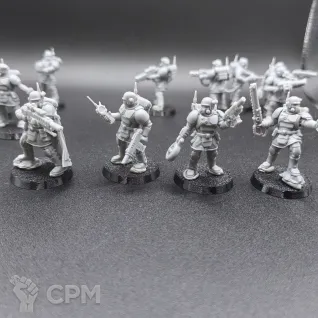 Описание картинки kill Team - Kasrkin + базы от Мастерская Крипов по цене 850руб | Свободный Рынок Миниатюр - СРМ