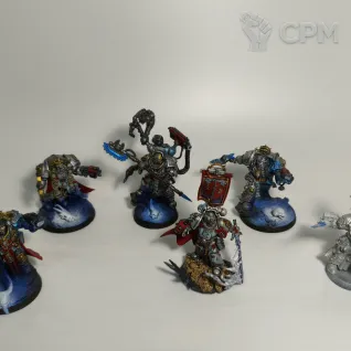 Описание картинки армия Grey Knights от Alphariu по цене 23 000руб | Свободный Рынок Миниатюр - СРМ