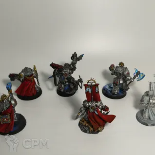 Описание картинки армия Grey Knights от Alphariu по цене 23 000руб | Свободный Рынок Миниатюр - СРМ