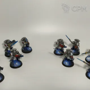 Описание картинки армия Grey Knights от Alphariu по цене 23 000руб | Свободный Рынок Миниатюр - СРМ