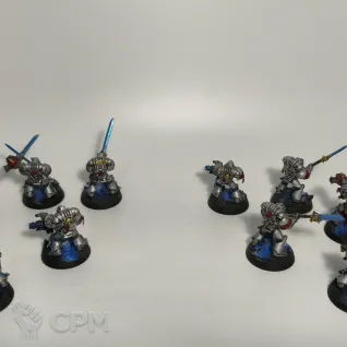 Описание картинки армия Grey Knights от Alphariu по цене 23 000руб | Свободный Рынок Миниатюр - СРМ