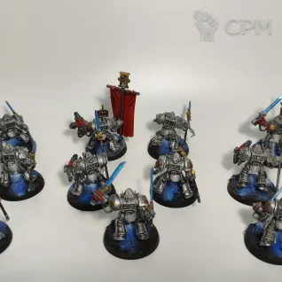 Описание картинки армия Grey Knights от Alphariu по цене 23 000руб | Свободный Рынок Миниатюр - СРМ