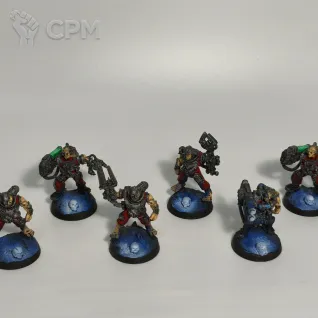 Описание картинки армия Grey Knights от Alphariu по цене 23 000руб | Свободный Рынок Миниатюр - СРМ