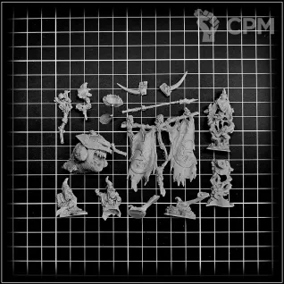 Описание картинки ORCS &amp; GOBLINS NIGHT GOBLIN COMMAND SET (FW) от OldHammer Мастерская по цене 1 000руб | Свободный Рынок Миниатюр - СРМ