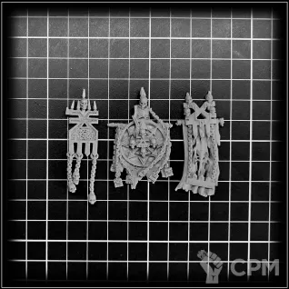 Описание картинки Chaos Daemons Banners of Rage 2 от OldHammer Мастерская по цене 500руб | Свободный Рынок Миниатюр - СРМ