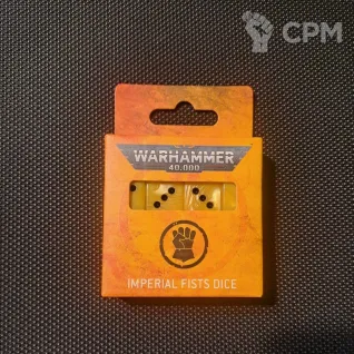 Описание картинки Imperial Fists Dice от Rexego по цене 2 900руб | Свободный Рынок Миниатюр - СРМ