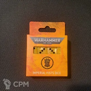 Описание картинки Imperial Fists dice от Rexego по цене 2 800руб | Свободный Рынок Миниатюр - СРМ