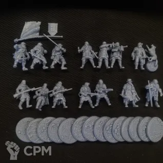 Описание картинки Red brigade Trench Crusade, 14шт. от Armorhamster по цене 1 600руб | Свободный Рынок Миниатюр - СРМ