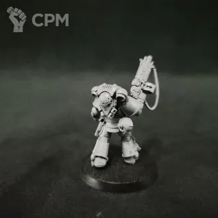 Описание картинки Primaris Lieutenant with Auto Bolt Rifle (Dark Imperium, 2017) от Sanctureon по цене 2 000руб | Свободный Рынок Миниатюр - СРМ