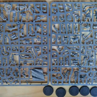 Описание картинки Astra Militarum: Cadian Command Squad от baraxolshik по цене 3 000руб | Свободный Рынок Миниатюр - СРМ