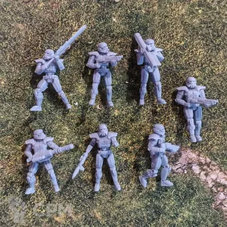 Описание картинки Imperial Dark Troopers от _Revan по цене 1 000руб | Свободный Рынок Миниатюр - СРМ