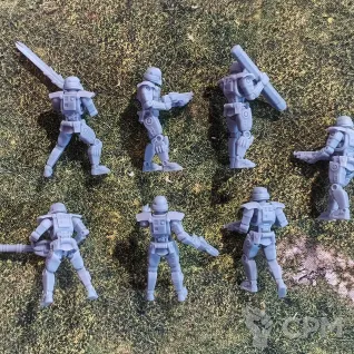 Описание картинки Imperial Dark Troopers от _Revan по цене 1 000руб | Свободный Рынок Миниатюр - СРМ
