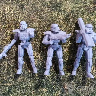 Описание картинки Imperial Dark Troopers от _Revan по цене 1 000руб | Свободный Рынок Миниатюр - СРМ