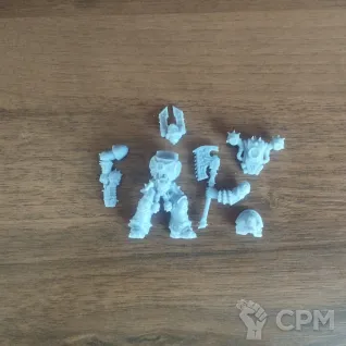 Описание картинки Kharn the Betrayer (3D) от Vladimir Russkikh по цене 400руб | Свободный Рынок Миниатюр - СРМ