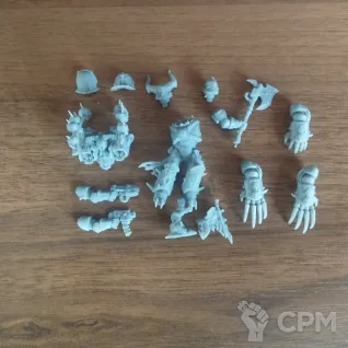 Описание картинки CHAOS LORD WITH JUMP PACK (3Д-печать) от Vladimir Russkikh по цене 400руб | Свободный Рынок Миниатюр - СРМ