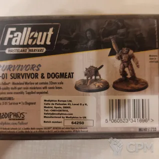 Описание картинки X-01 Survivor &amp; Dogmeat от  по цене 2 500руб | Свободный Рынок Миниатюр - СРМ