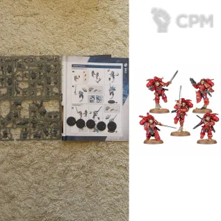 Описание картинки 5 Vanguard Veterans из Армагеддона (оригинал) от Кооператив Миниатюр по цене 3 250руб | Свободный Рынок Миниатюр - СРМ