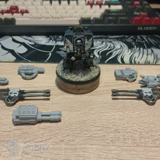 Описание картинки Castraferrum Dreadnought Raven Guard от RaD_Shoohov по цене 400руб | Свободный Рынок Миниатюр - СРМ