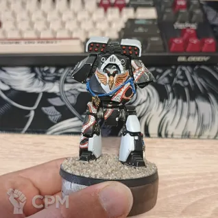 Описание картинки Два Contemptor Dreadnought, Raven guard. Black Templars от RaD_Shoohov по цене 600руб | Свободный Рынок Миниатюр - СРМ