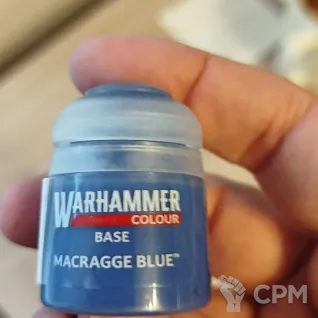 Описание картинки краска Macragge blue base от Arhiders по цене 350руб | Свободный Рынок Миниатюр - СРМ