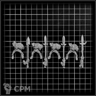 Описание картинки Savage Orc Boar Boyz classic от OldHammer Мастерская по цене 400руб | Свободный Рынок Миниатюр - СРМ
