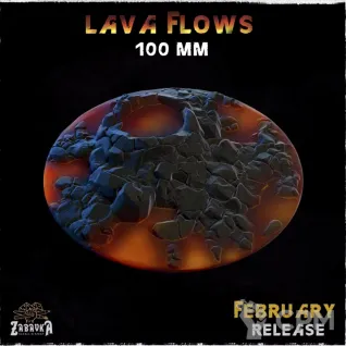 Описание картинки База 100мм под лаву(lava bases) 1 шт. от Print and play по цене 800руб | Свободный Рынок Миниатюр - СРМ