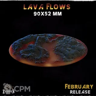 Описание картинки База 90x52мм под лаву(lava bases) 1 шт. от Print and play по цене 400руб | Свободный Рынок Миниатюр - СРМ