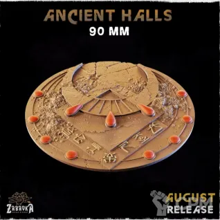 Описание картинки База 90мм под руины (ancient ruins) 1 шт. от Print and play по цене 600руб | Свободный Рынок Миниатюр - СРМ