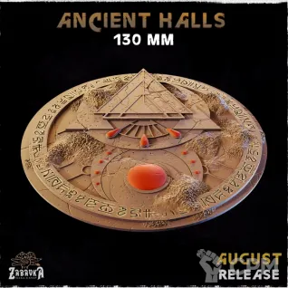 Описание картинки База 130мм под руины (ancient ruins) 1 шт. от Print and play по цене 1 000руб | Свободный Рынок Миниатюр - СРМ