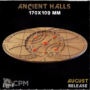 Описание картинки База 170х109мм под руины (ancient ruins) 1 шт. от Print and play по цене 1 000руб | Свободный Рынок Миниатюр - СРМ