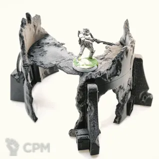 Описание картинки Двухэтажная руина пустынного дома | Star Wars: Legion от Rev127 по цене 700руб | Свободный Рынок Миниатюр - СРМ