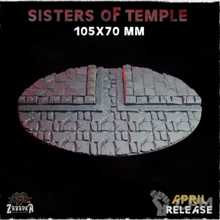 Описание картинки Базы 105х70мм под храмы (temple) 1 шт. от Print and play по цене 600руб | Свободный Рынок Миниатюр - СРМ