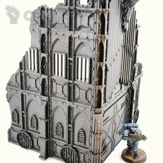 Описание картинки Трёхэтажная руина B Armored Ruins set |11th ed | Warhammer 40K от Rev127 по цене 1 200руб | Свободный Рынок Миниатюр - СРМ
