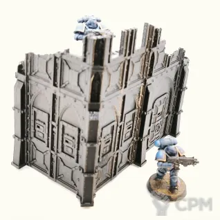 Описание картинки Двухэтажная руина B Armored Ruins set |11th ed | Warhammer 40K от Rev127 по цене 600руб | Свободный Рынок Миниатюр - СРМ