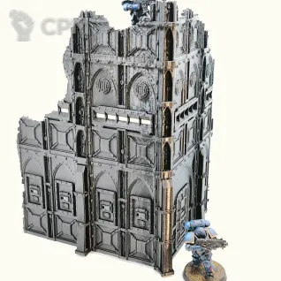 Описание картинки Трёхэтажная руина А Armored Ruins set |11th ed | Warhammer 40K от Rev127 по цене 1 200руб | Свободный Рынок Миниатюр - СРМ