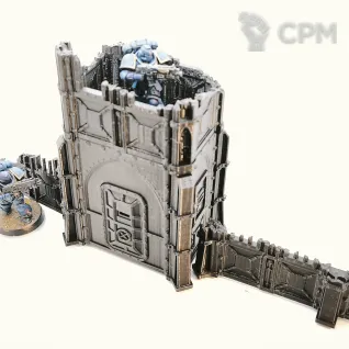 Описание картинки Бункер Armored Ruins set|11th ed | Warhammer 40K от Rev127 по цене 700руб | Свободный Рынок Миниатюр - СРМ