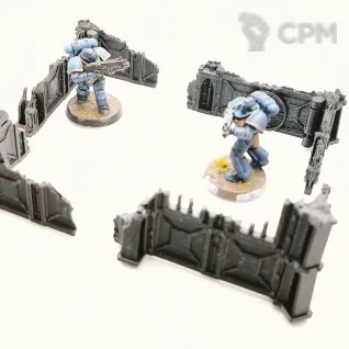 Описание картинки Малые руины Armored Ruins set|11th ed | Warhammer 40K от Rev127 по цене 300руб | Свободный Рынок Миниатюр - СРМ