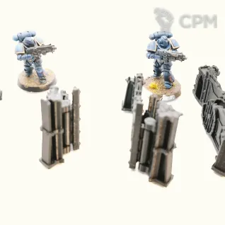 Описание картинки Малые руины Armored Ruins set|11th ed | Warhammer 40K от Rev127 по цене 300руб | Свободный Рынок Миниатюр - СРМ