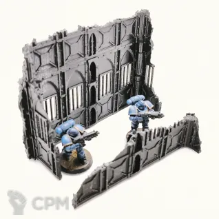 Описание картинки Средние руины Armored Ruins set|11th ed | Warhammer 40K от Rev127 по цене 600руб | Свободный Рынок Миниатюр - СРМ