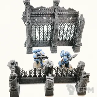 Описание картинки Средние руины Armored Ruins set|11th ed | Warhammer 40K от Rev127 по цене 600руб | Свободный Рынок Миниатюр - СРМ