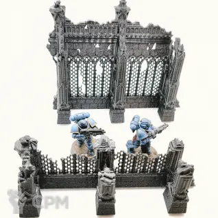 Описание картинки Средние руины Armored Ruins set|11th ed | Warhammer 40K от Rev127 по цене 600руб | Свободный Рынок Миниатюр - СРМ