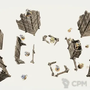 Описание картинки Armored Ruins set|11th ed | Warhammer 40K от Rev127 по цене 5 500руб | Свободный Рынок Миниатюр - СРМ