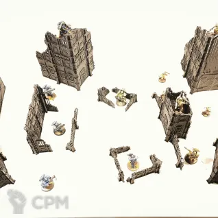 Описание картинки Armored Ruins set|11th ed | Warhammer 40K от Rev127 по цене 5 500руб | Свободный Рынок Миниатюр - СРМ