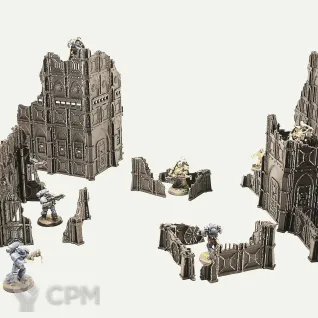 Описание картинки Armored Ruins set|11th ed | Warhammer 40K от Rev127 по цене 5 500руб | Свободный Рынок Миниатюр - СРМ