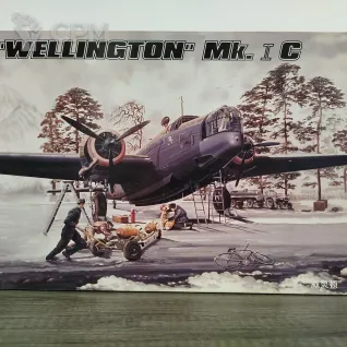 Описание картинки Wellington Mk.1C Trumpeter 02808 1:48 от Llopast по цене 5 500руб | Свободный Рынок Миниатюр - СРМ