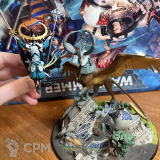 Описание картинки Teclis and Celennar, Spirit of Hysh Теклис (оригинал) от Shayen по цене 15 000руб | Свободный Рынок Миниатюр - СРМ