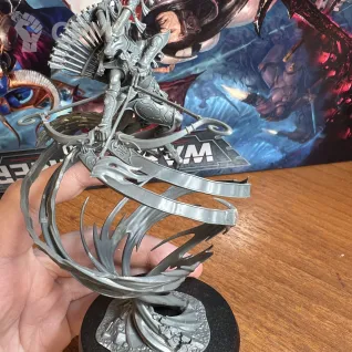 Описание картинки Sevireth, Lord of the Seventh Wind / Hurakan Spirit of the Wind (оригинал) от Shayen по цене 5 200руб | Свободный Рынок Миниатюр - СРМ