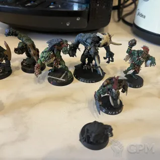 Описание картинки Орки для Blood Bowl от  по цене 2 000руб | Свободный Рынок Миниатюр - СРМ
