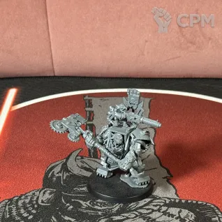 Описание картинки Варбосс | Warboss in Mega Armour от Overking по цене 3 200руб | Свободный Рынок Миниатюр - СРМ