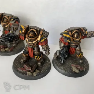 Описание картинки Iron Warriors Cataphractii Terminators OLD от KasRkin_89 по цене 2 250руб | Свободный Рынок Миниатюр - СРМ